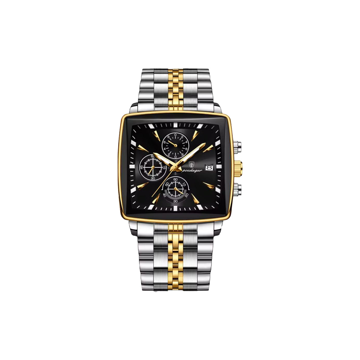 POEDAGAR 866 waterproof wristwatch for men